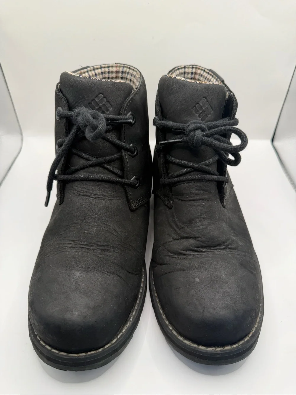 Columbia Men’s Black Leather Chukka Ankle Boots Size 7.5